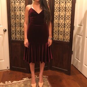 Velvet Anthropologie Dress